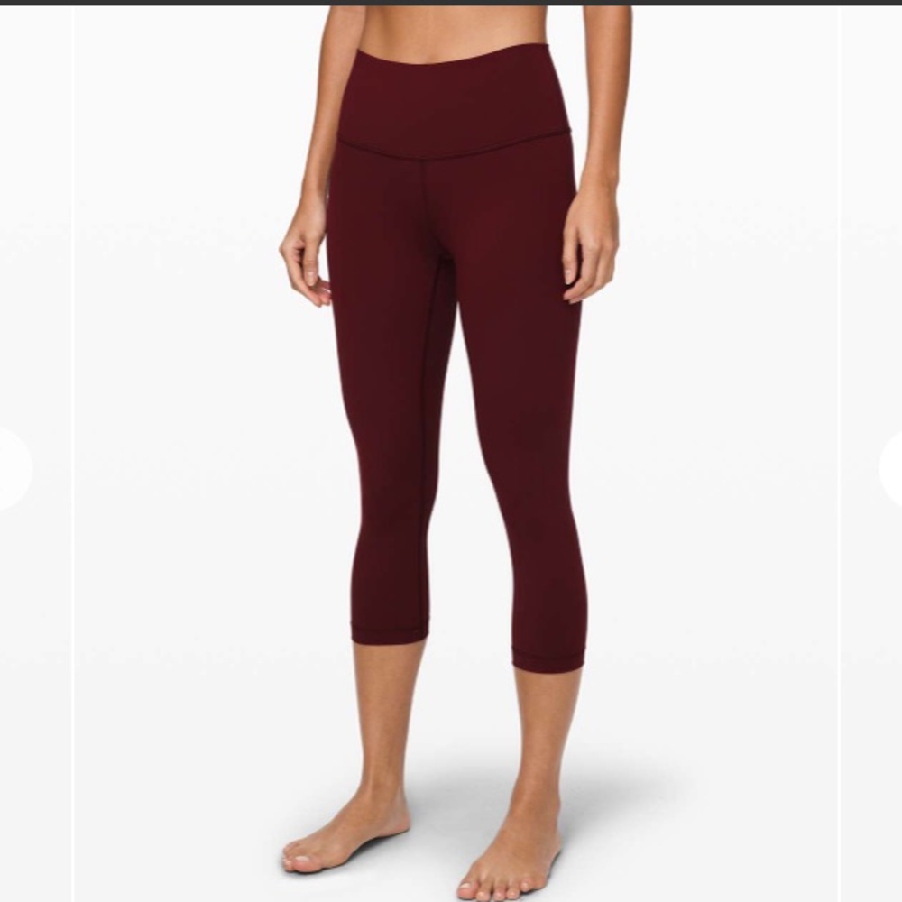 Lululemon Wunder Under Cropped Leggings - Picture 1 of 14